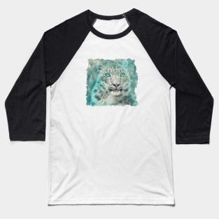 Beautiful Snow Leopard Baseball T-Shirt